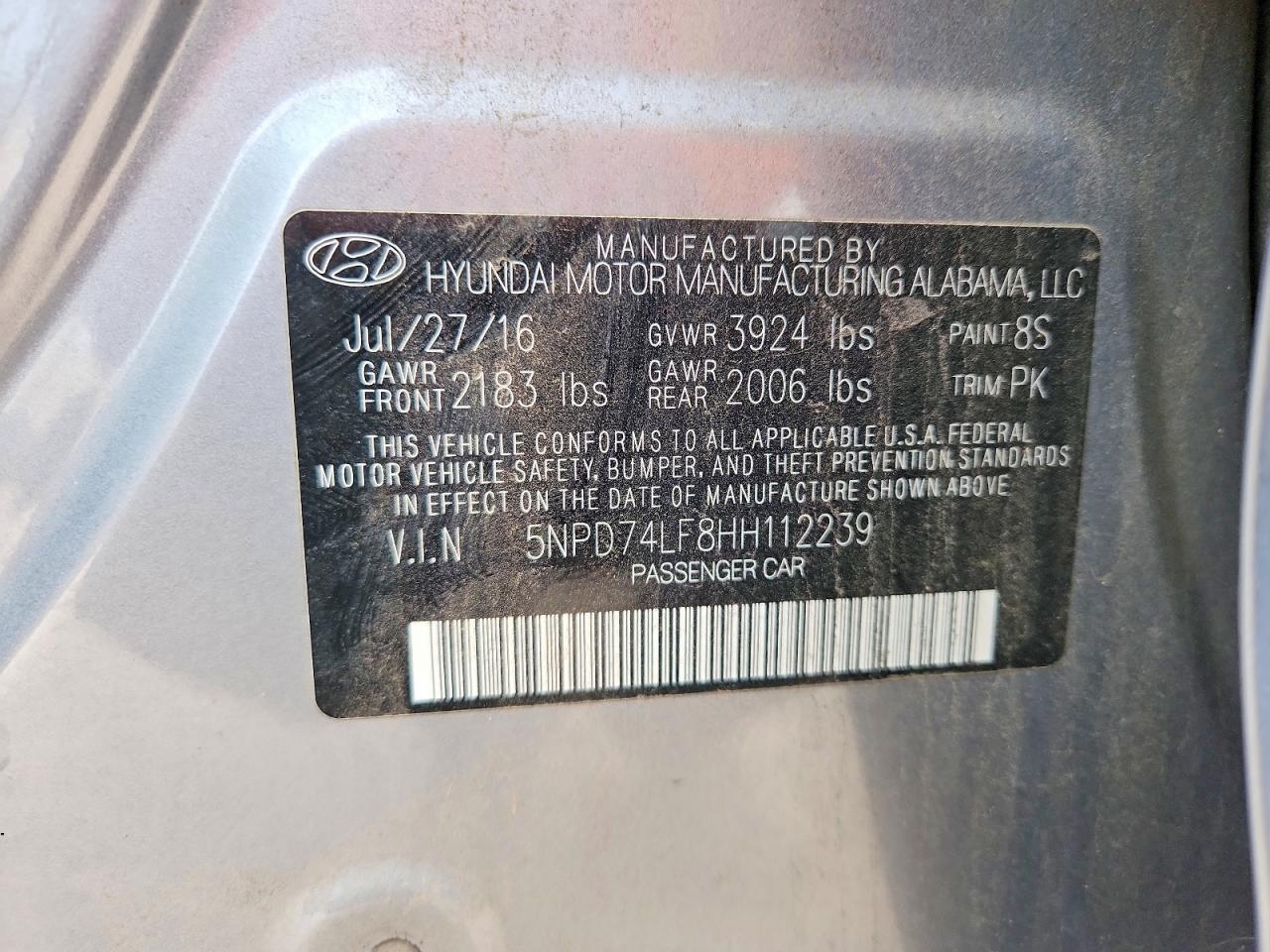 2017 Hyundai Elantra se