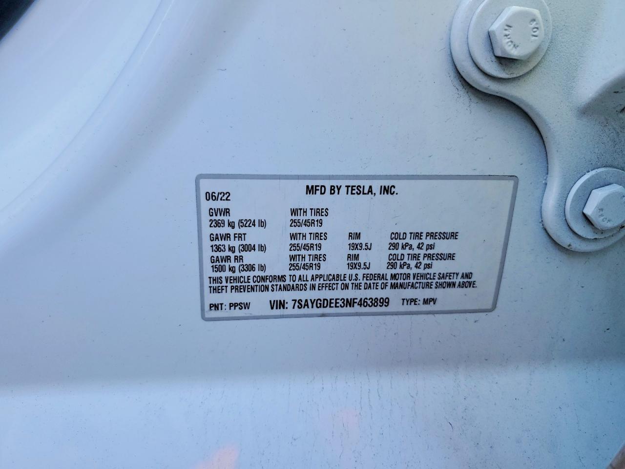 2022 Tesla Model y