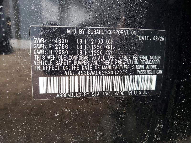 2025 Subaru Legacy Premium