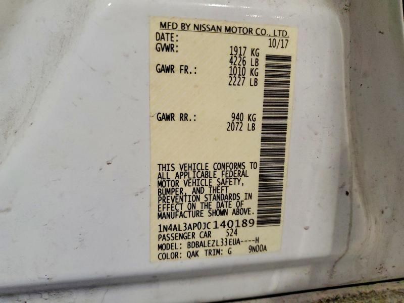 2018 Nissan Altima 2.5