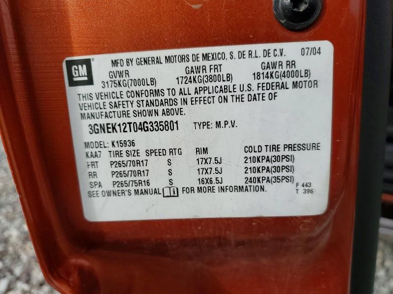 2004 Chevrolet Avalanche K1500