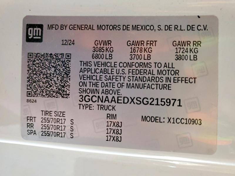 2025 Chevrolet Silverado C1500