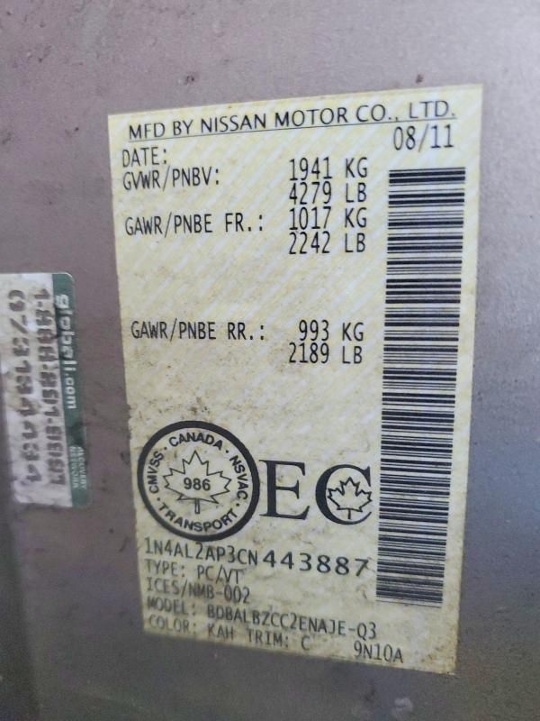 2012 Nissan Altima Base