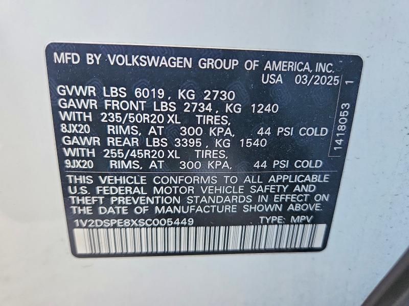 2025 Volkswagen Id.4 pro