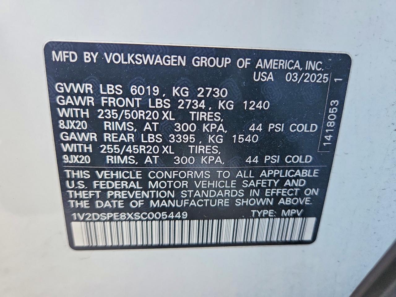 2025 Volkswagen Id.4 pro