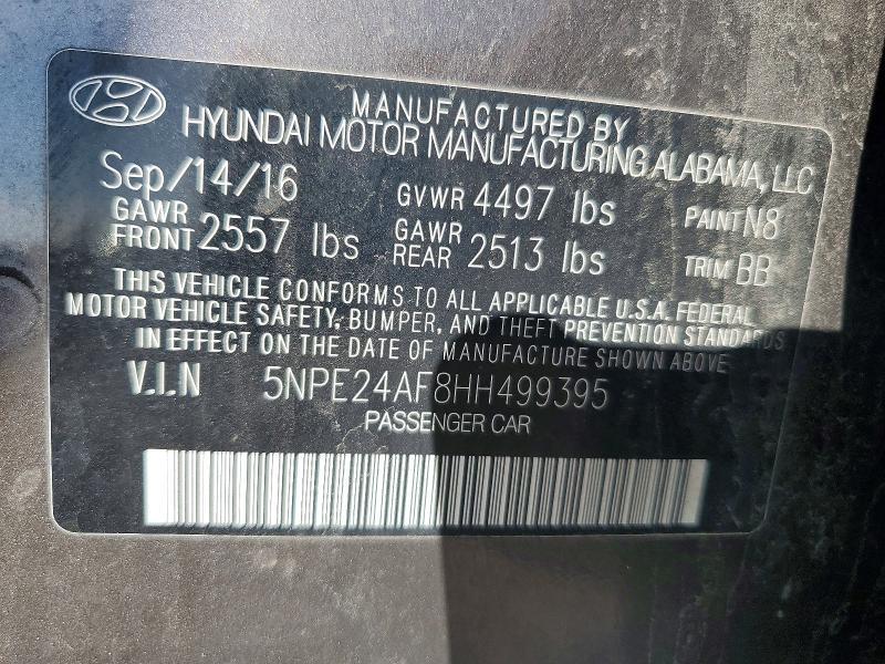 2017 Hyundai Sonata se