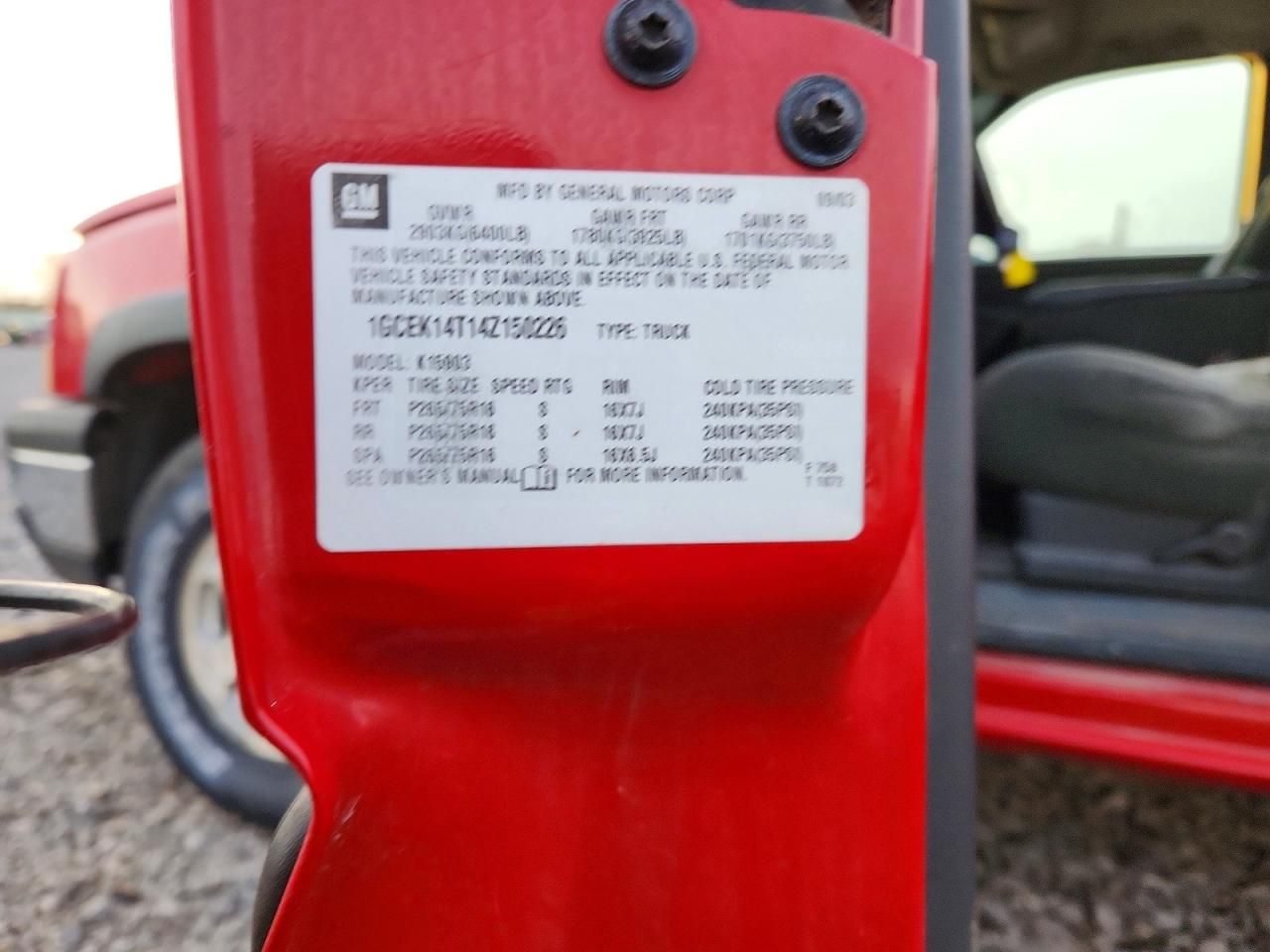 2004 Chevrolet Silverado K1500