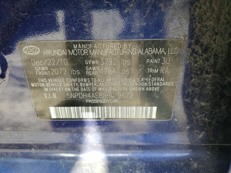 2011 Hyundai Elantra gls