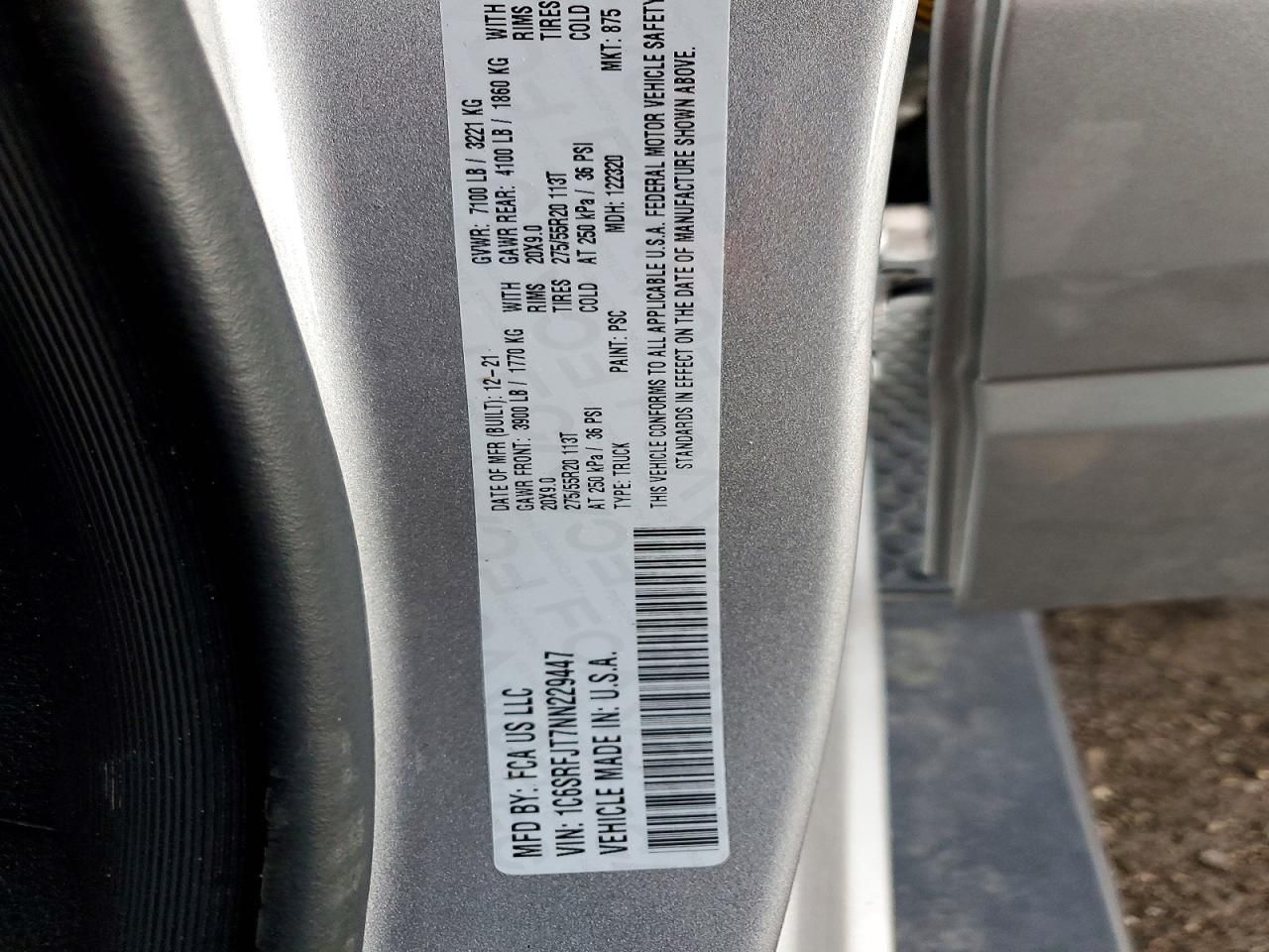 2022 Dodge 1500 Laramie