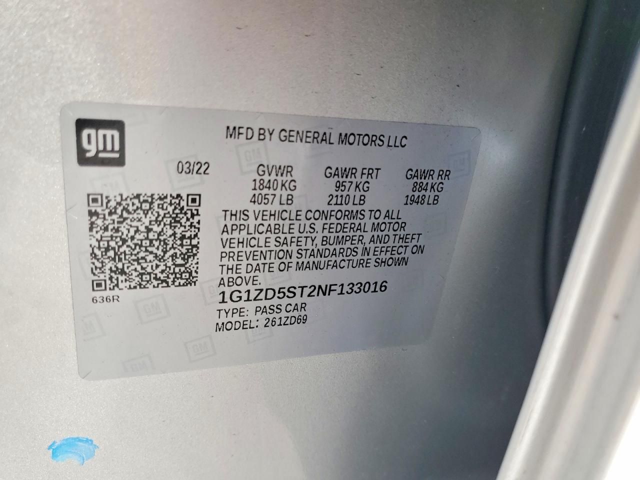 2022 Chevrolet Malibu lt