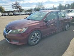 Honda salvage cars for sale: 2015 Honda Accord lx