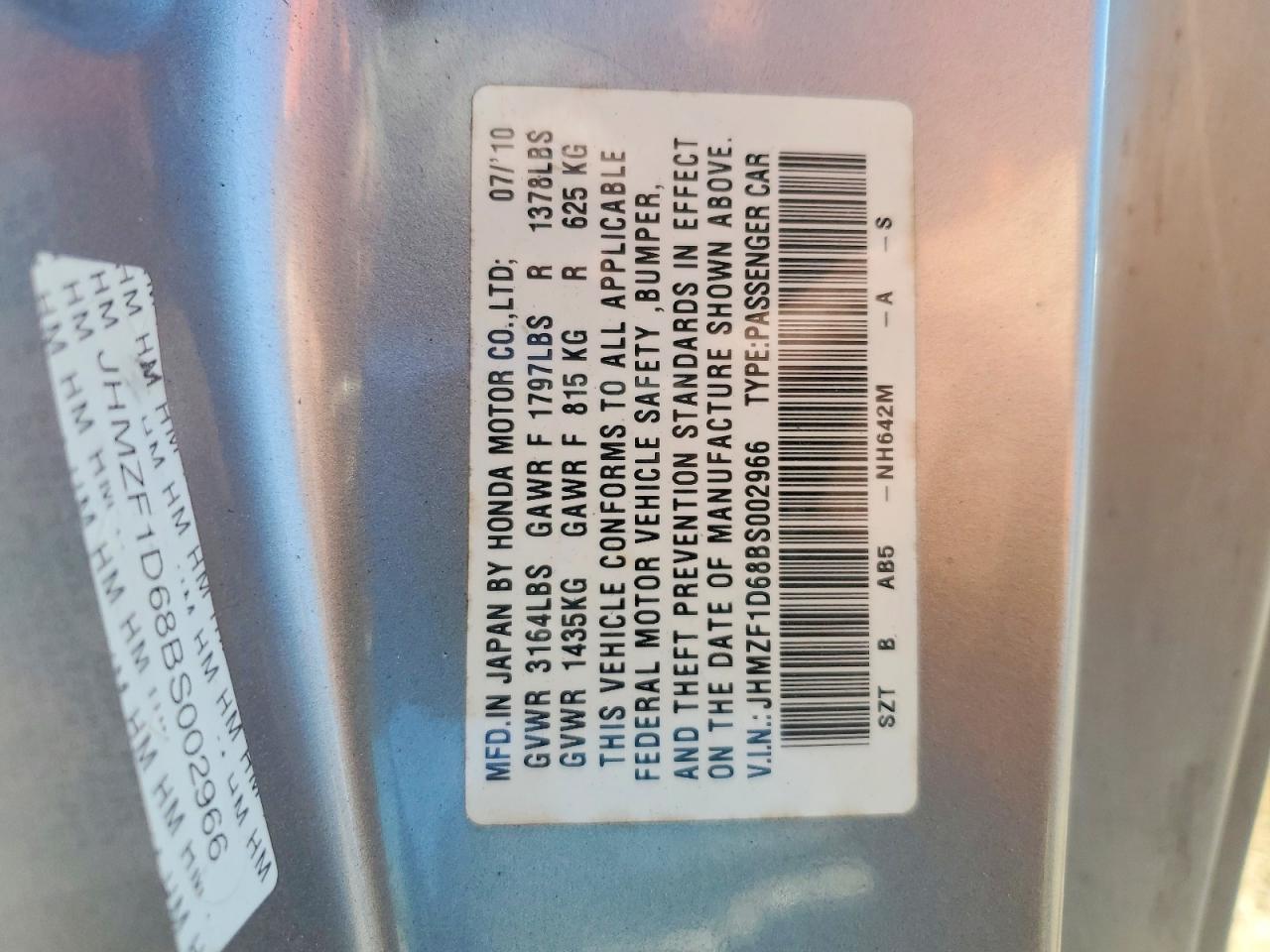 2011 Honda Cr-z ex