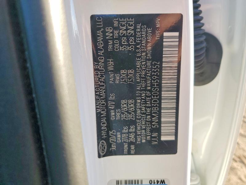 2025 Hyundai Tucson sel