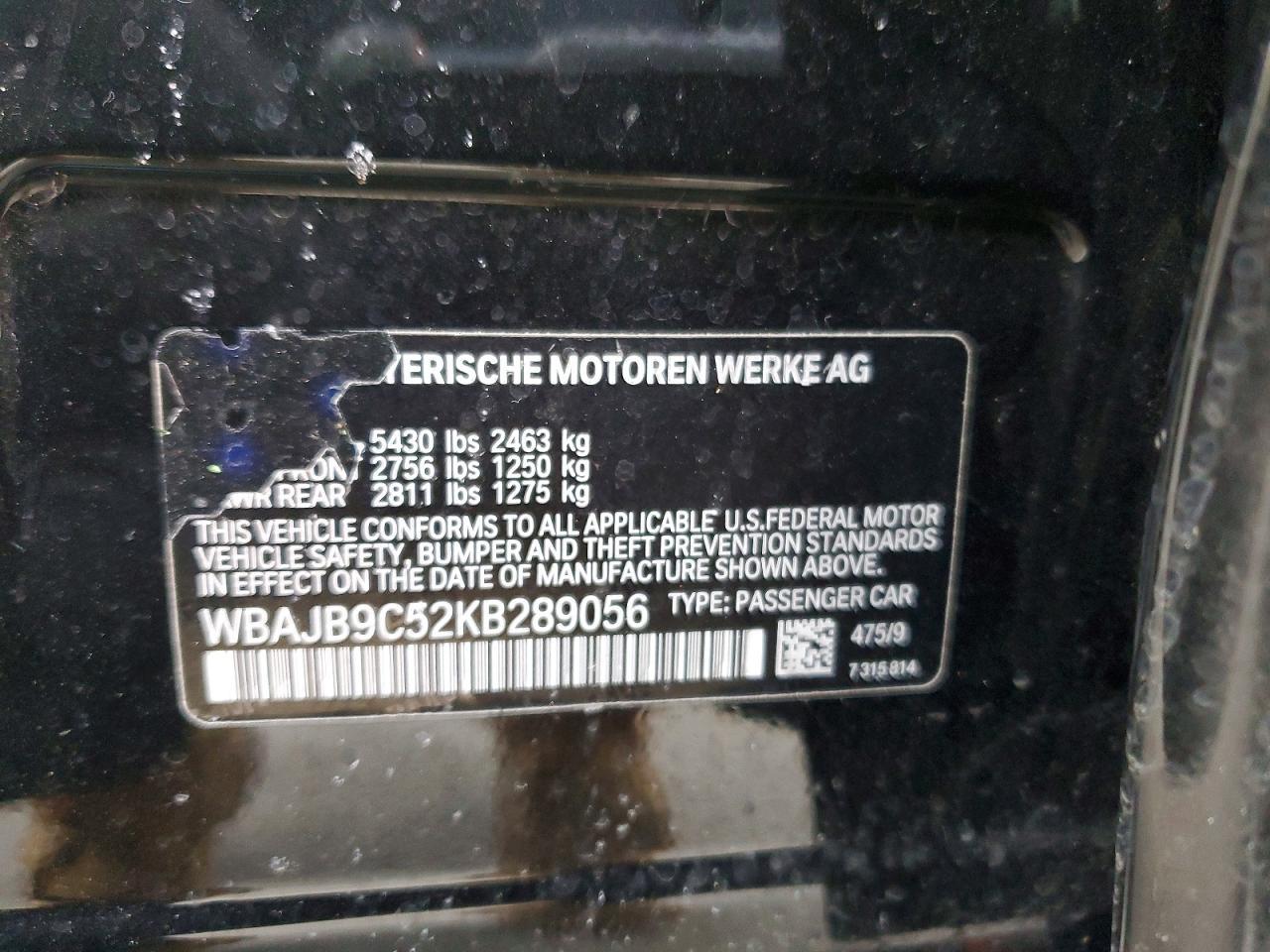 2019 BMW M550xi