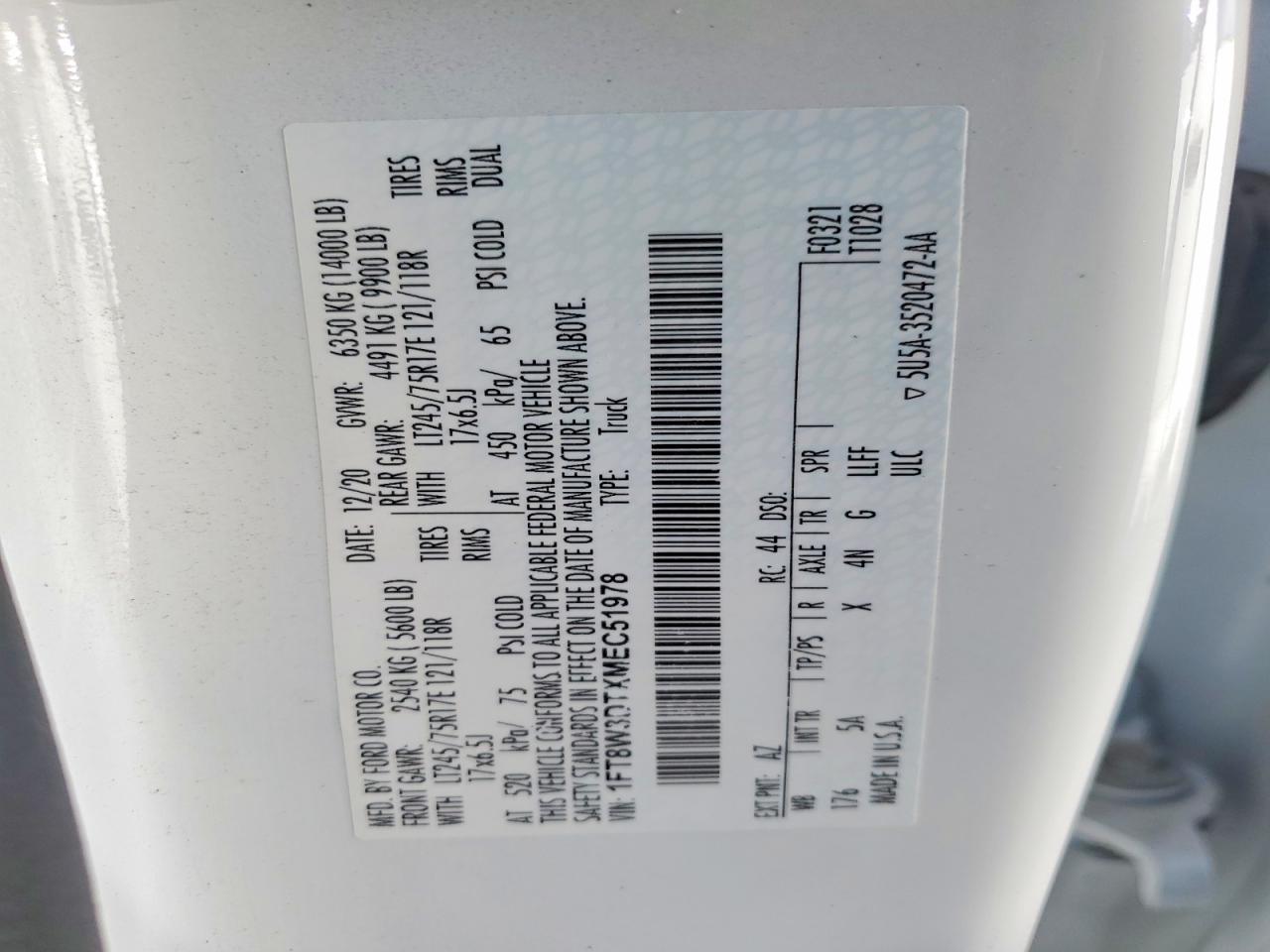 2021 Ford F350 Super Duty