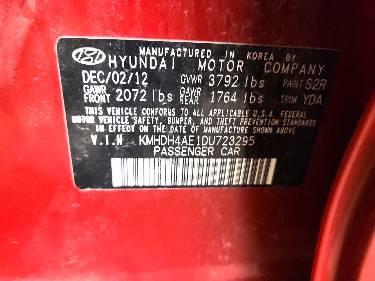 2013 Hyundai Elantra gls