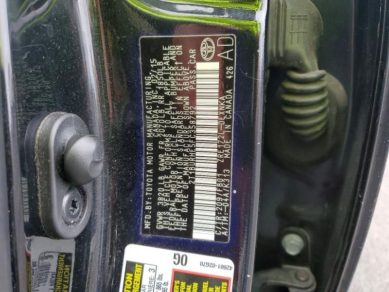 2015 Toyota Corolla l