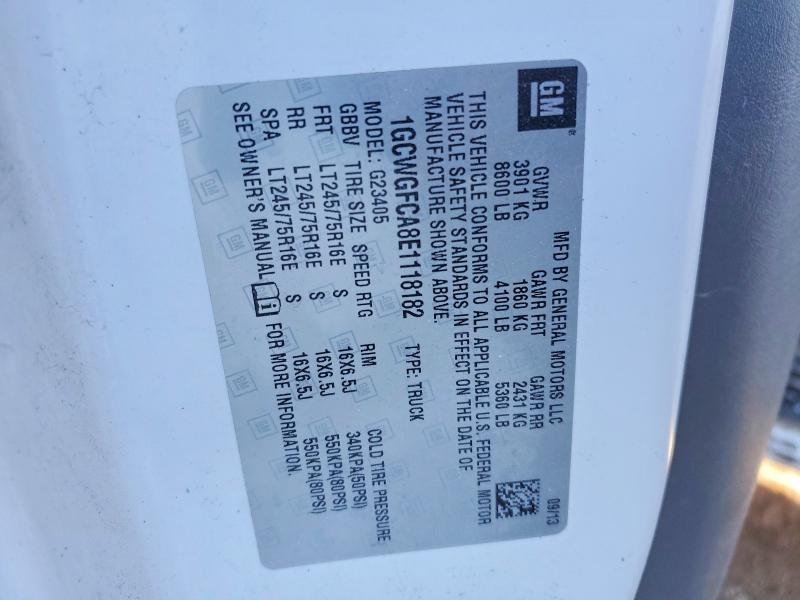 2014 Chevrolet Express G2500