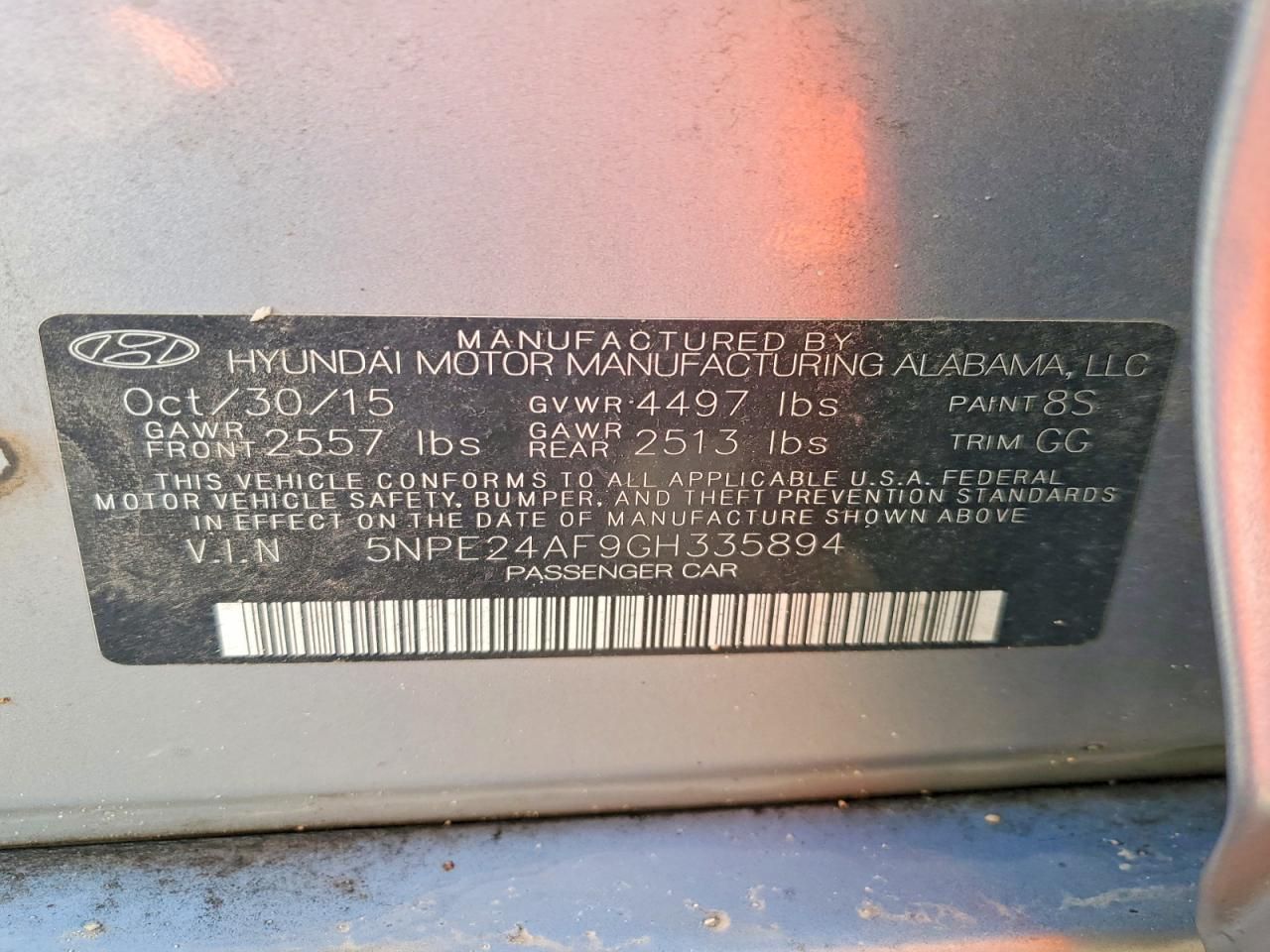 2016 Hyundai Sonata se