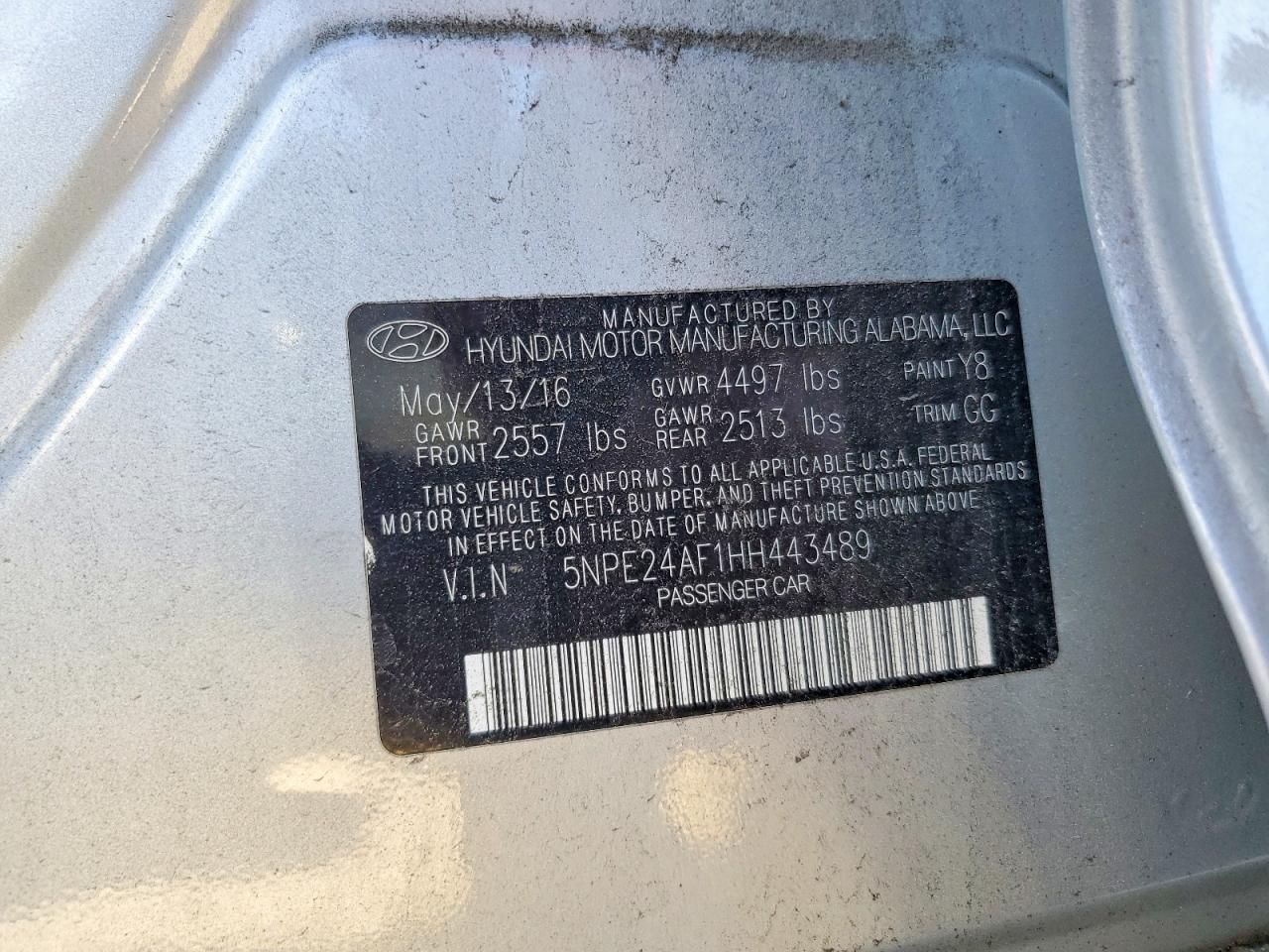 2017 Hyundai Sonata se