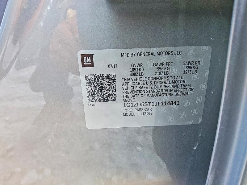 2018 Chevrolet Malibu lt