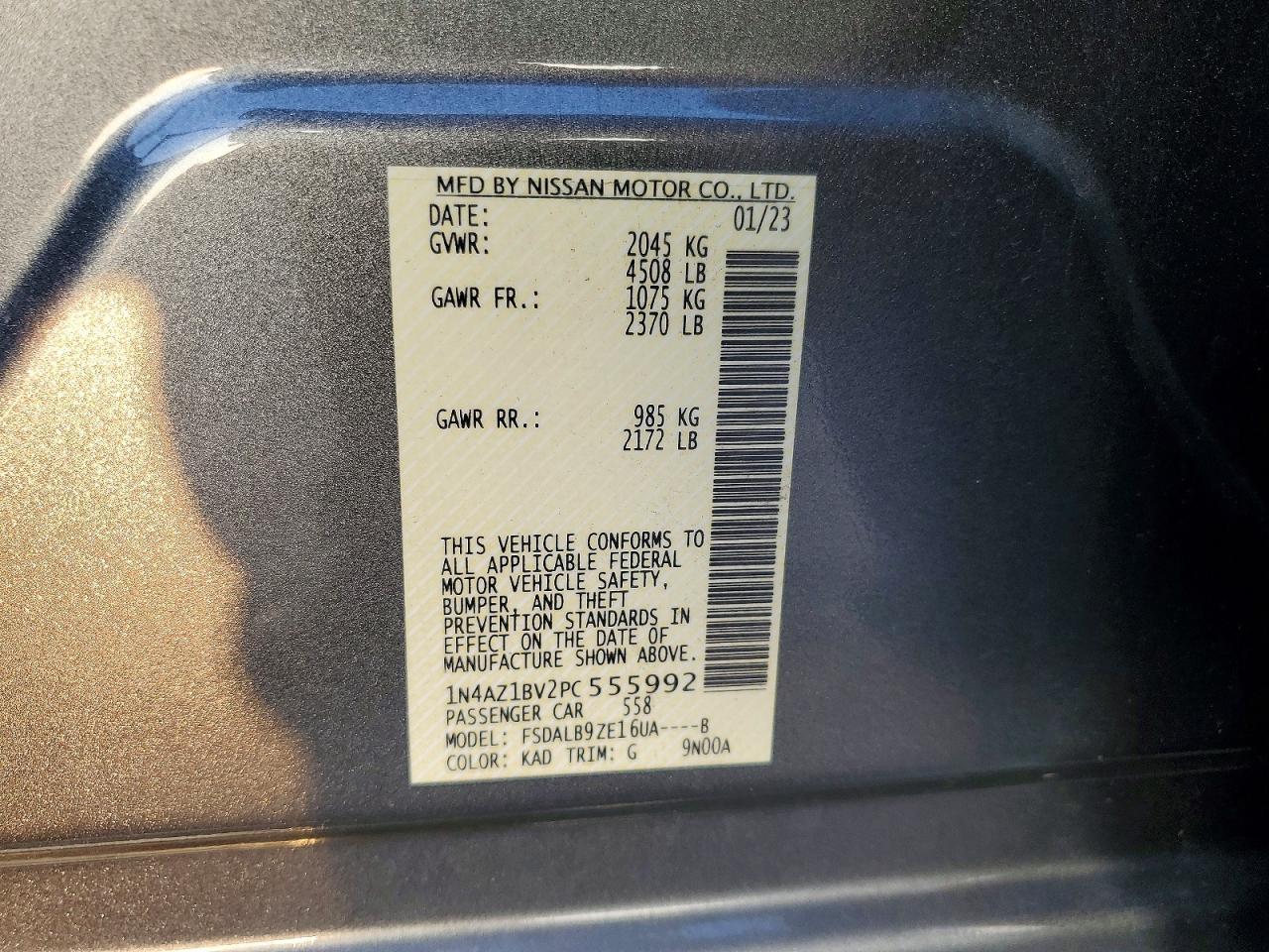 2023 Nissan Leaf s