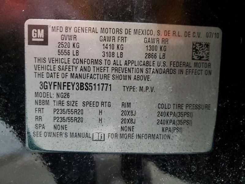 2011 Cadillac Srx Premium Collection