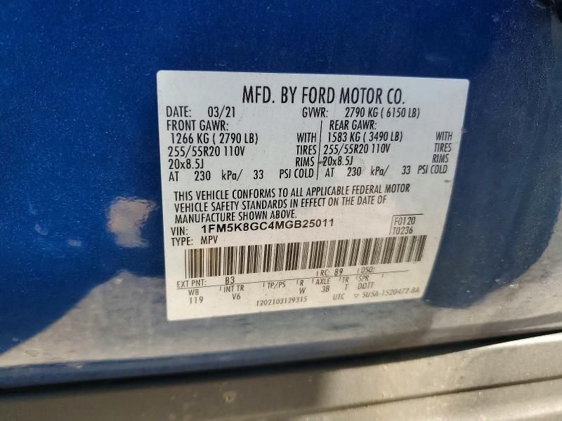 2021 Ford Explorer st