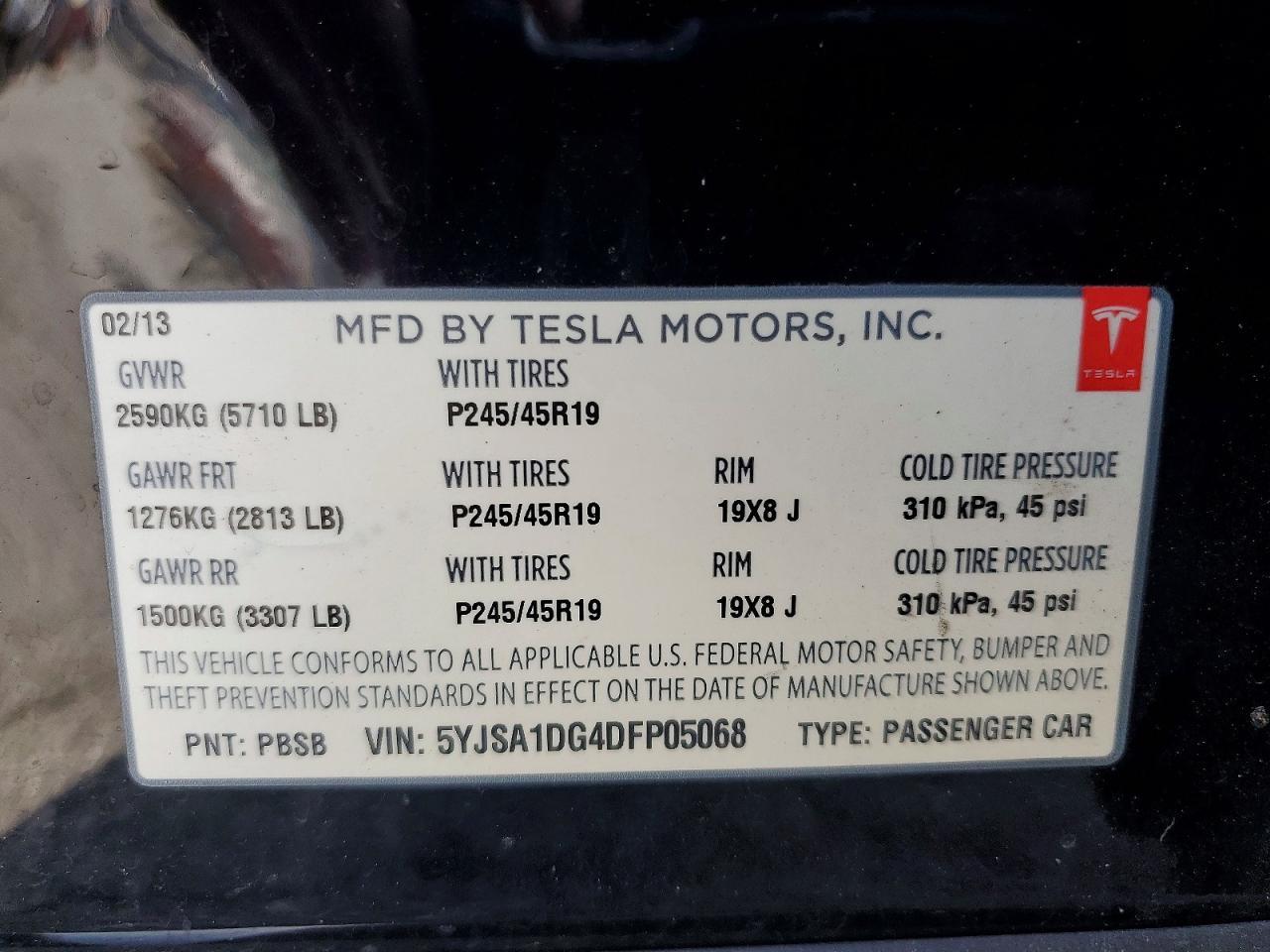 2013 Tesla Model s