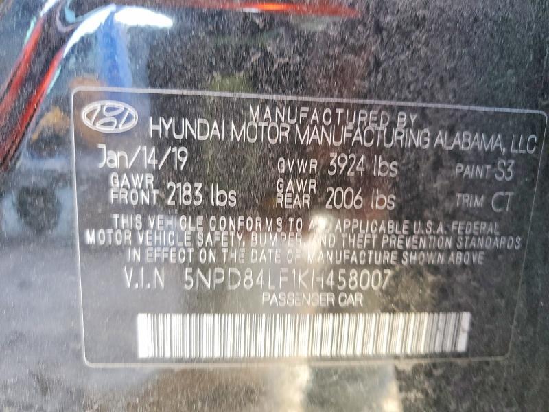 2019 Hyundai Elantra sel