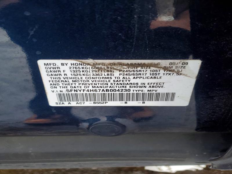 2010 Honda Pilot exl