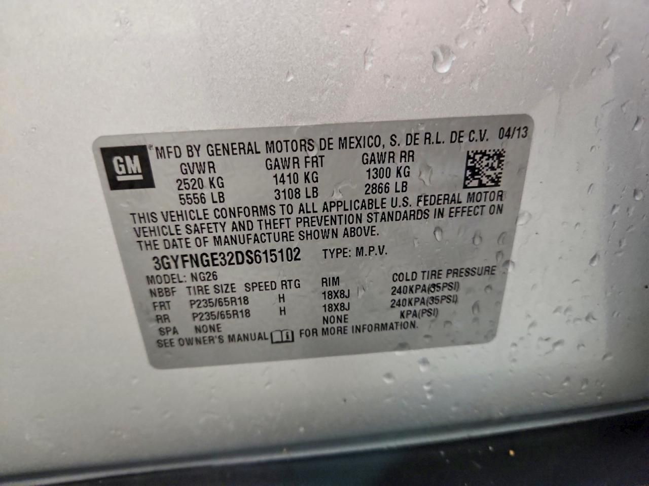 2013 Cadillac Srx Luxury Collection