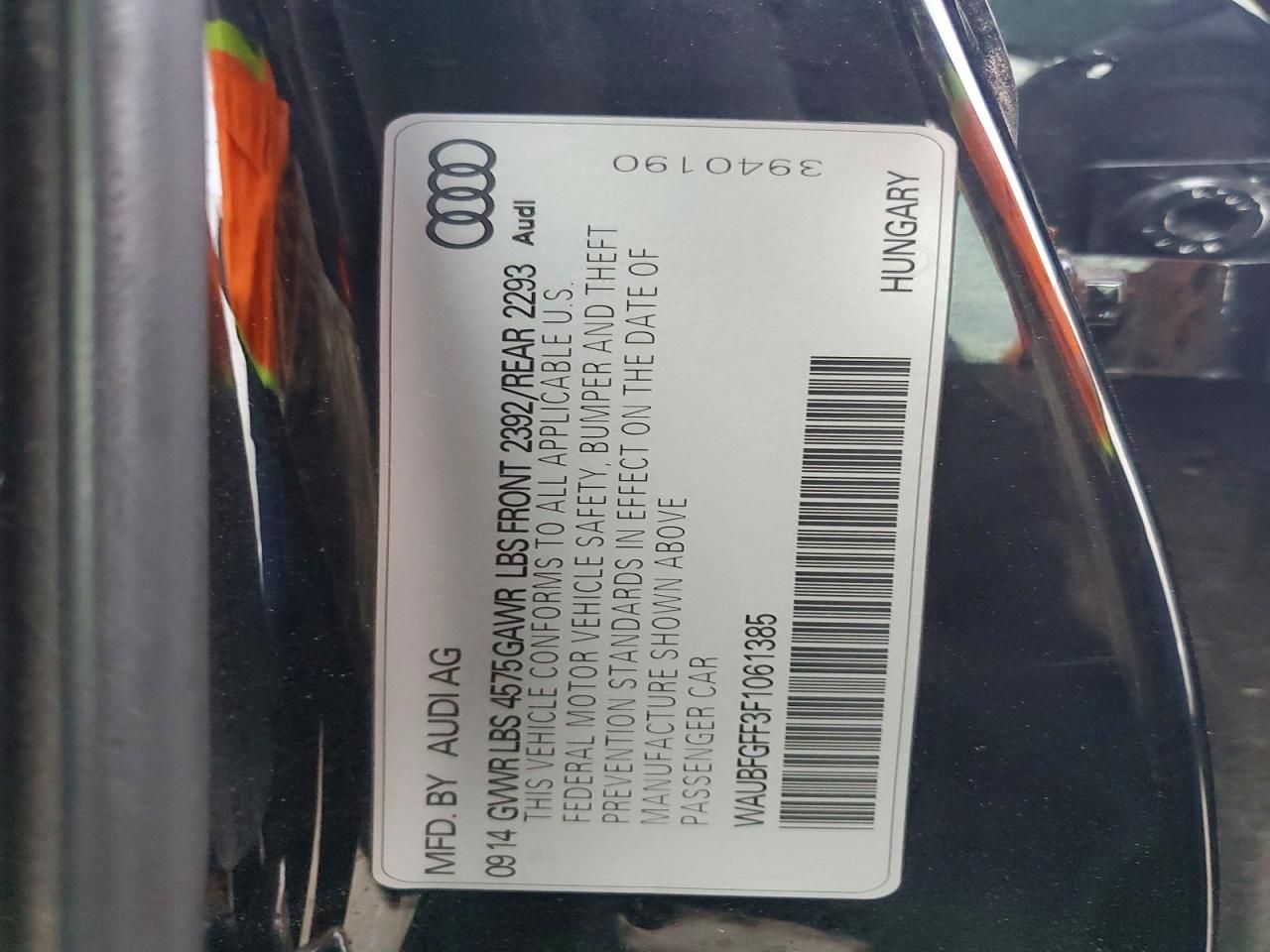 2015 Audi A3 Premium