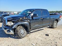 Salvage cars for sale from Copart Houston, TX: 2011 Toyota Tundra Double cab SR5