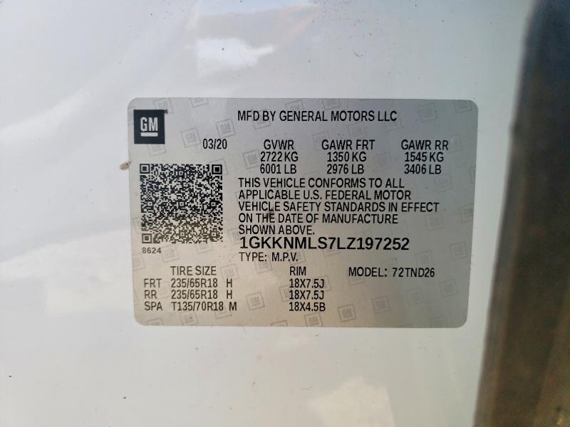 2020 GMC Acadia slt