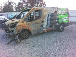 Salvage trucks for sale at Thonotosassa, FL auction: 2019 Ford Transit Utility / Service Van