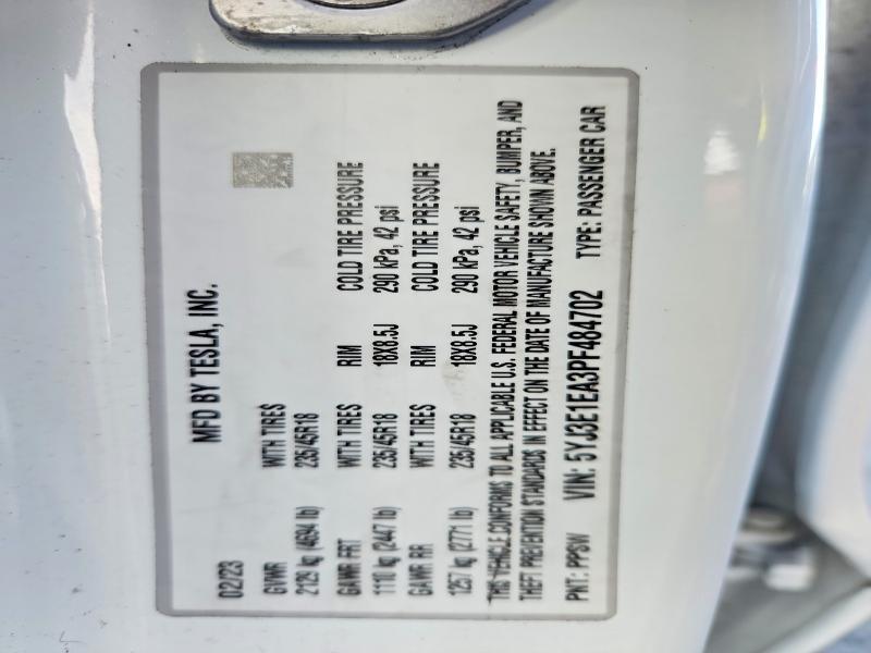 2023 Tesla Model 3