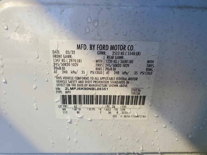 2022 Lincoln Nautilus Reserve