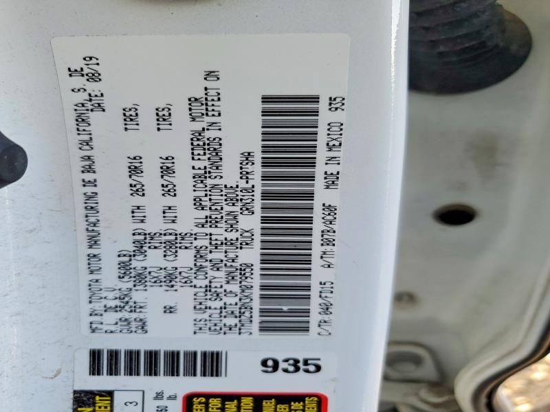 2019 Toyota Tacoma Double cab