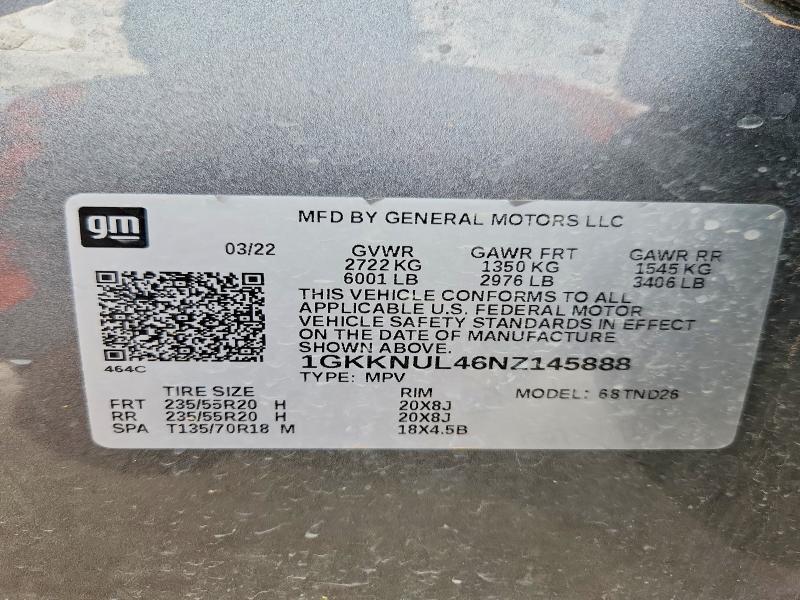 2022 GMC Acadia slt