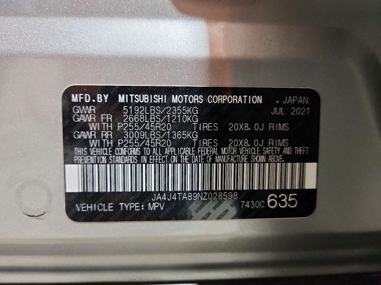 2022 Mitsubishi Outlander es