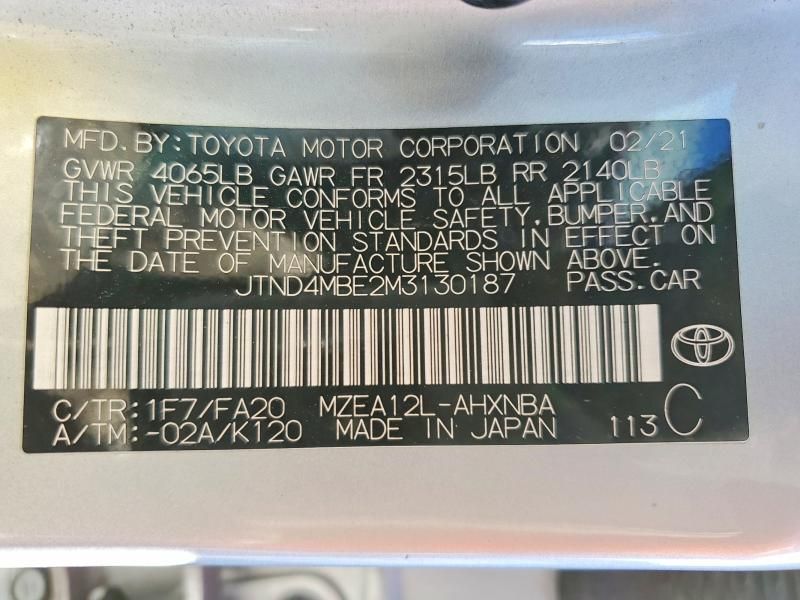 2021 Toyota Corolla se