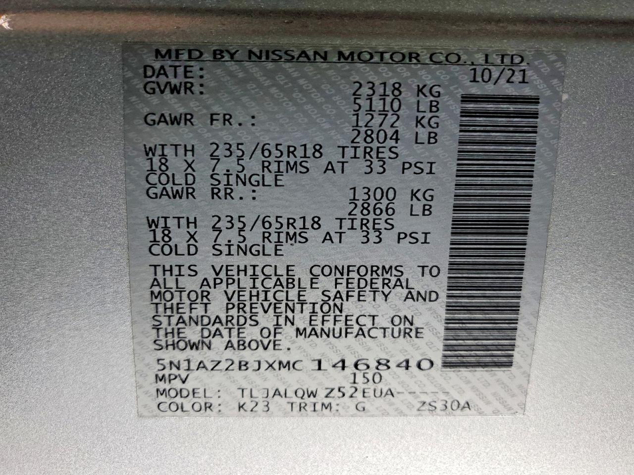 2021 Nissan Murano sv