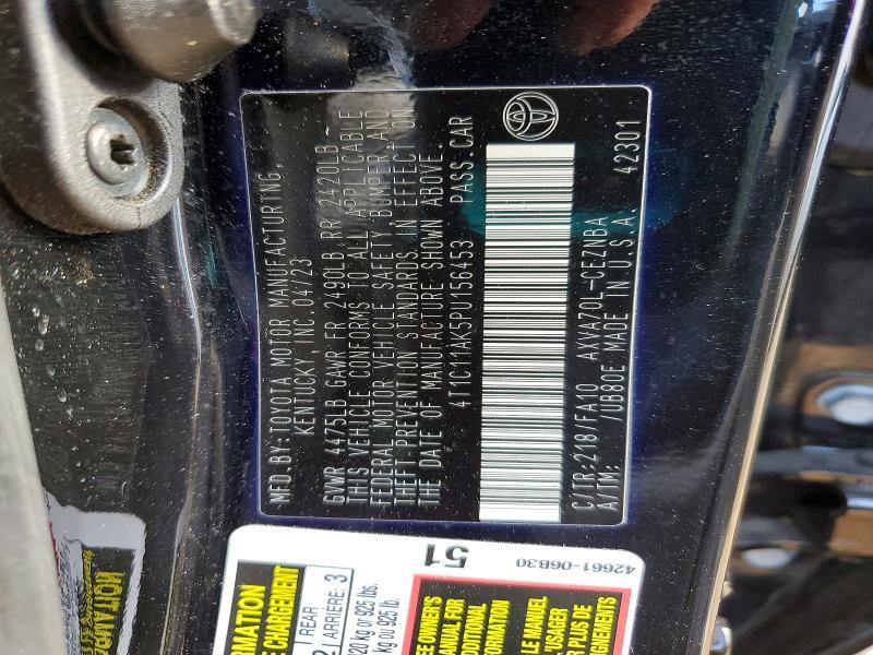 2023 Toyota Camry le