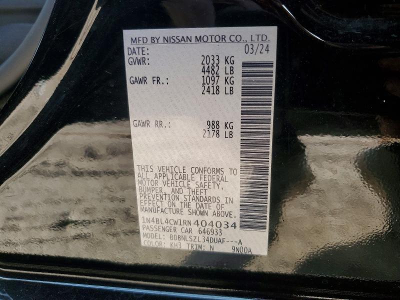2024 Nissan Altima sr