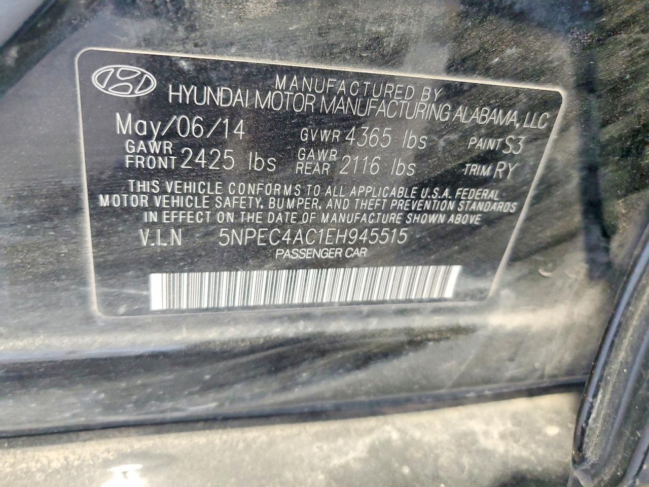 2014 Hyundai Sonata se
