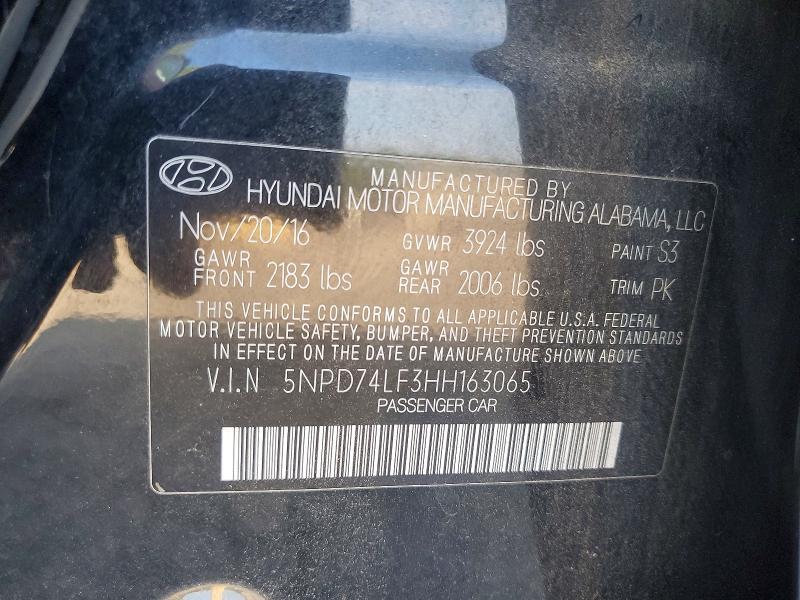 2017 Hyundai Elantra se
