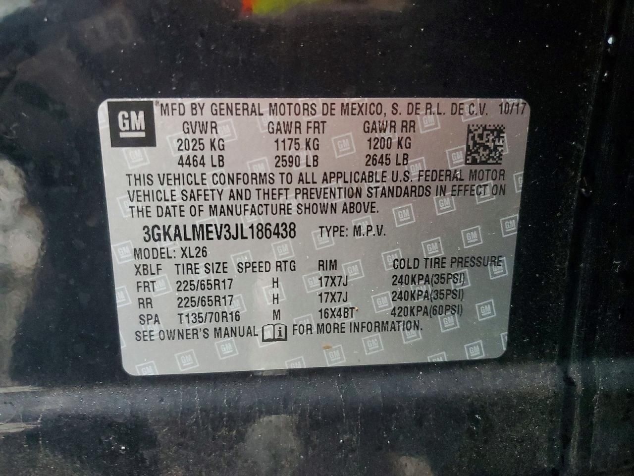 2018 GMC Terrain sle