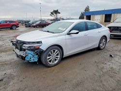 Chevrolet salvage cars for sale: 2017 Chevrolet Malibu lt