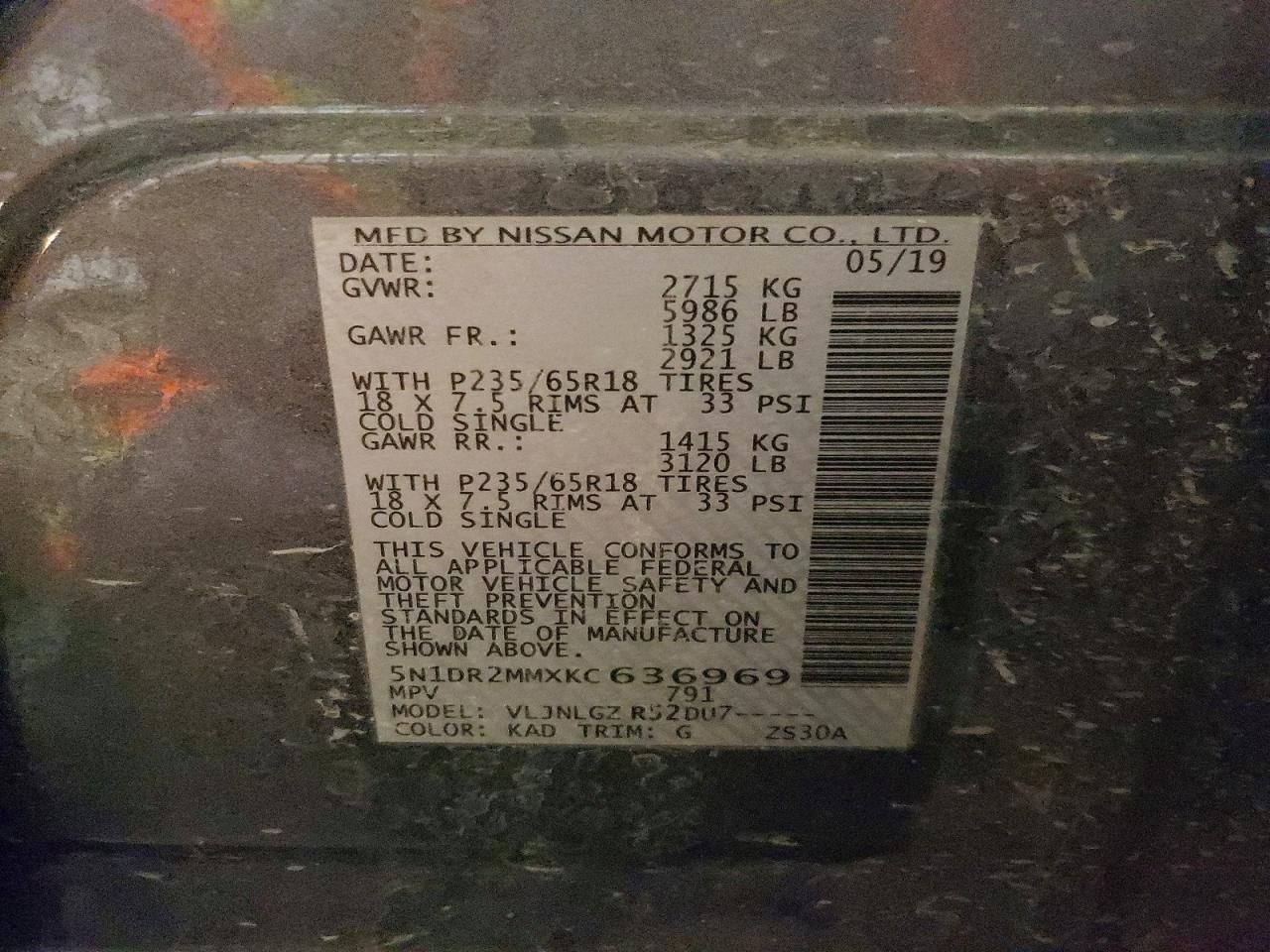 2019 Niss Pathfinder